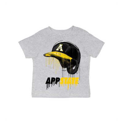  Appalachian State Mountaineers Vive La Fete Infant Short Sleeve T-Shirt - Gray